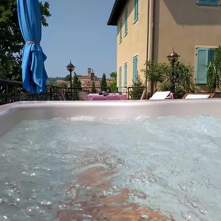 Lägenhet Al Cedro Terrazza Sul Monferrato Con Idromassaggio Grazzano Badoglio